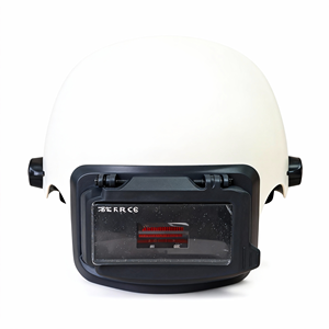 Casco de Soldador de Fibra de Vidrio Ajustable en Oferta, Lente Abatible Negra, Resistente al Calor, Protección Dieléctrica ATPV 20.0cal/sqcm, Protector Facial - Product Image 3