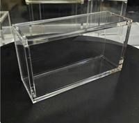 Boîte de rappel de cartes à haute transparence, épaisse et protégée contre les UV, personnalisée en usine, demi-boîte de rappel japonaise pour la décoration et le rangement