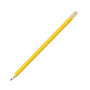 Lápices de Madera Redondos de Color Amarillo con Número <span class=keywords><strong>2</strong></span>, Lápiz de Grafito HB con Borrador en la Parte Superior - Product Image 1