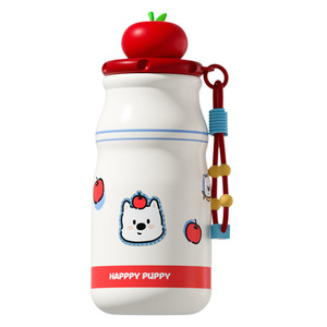 Vaso Térmico Pequeño de Acero Inoxidable 316 con Aislamiento al Vacío, Tipo Lata de Leche, para Niños, Portátil, con Separador de Té y Pajita, Vaso de Recuerdo - Product Image 1