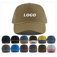 Hete Aanbieding Patchwork Trucker Pet voor Dames & Heren, Tweekleurige Baseball Cap, DIY Pet, Verstelbare Casual Streetwear Pet, OEM/ODM
