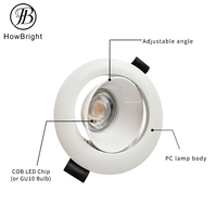 Usine bas prix style nordique plafond encastré GU10 MR16 luminaire Downlight luminaire pour bureau à domicile Spot cadre de lumière