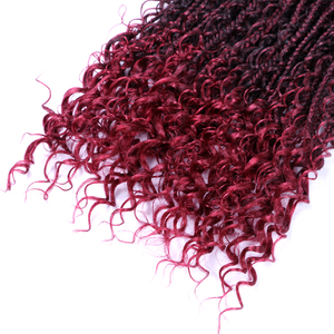 Giao Hàng Nhanh Không Có MOQ Tóc Tổng Hợp Cho Crochet Hộp <span class=keywords><strong>Braid</strong></span> Tóc Đuôi Ngựa - Product Image 4