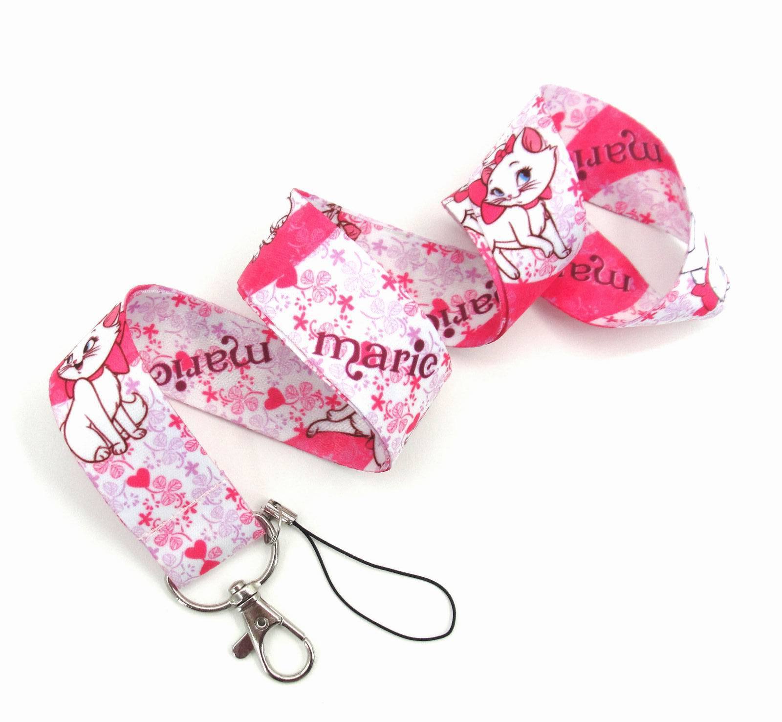 Cute Cartoon the AristoCats Lanyards High Quality Neck Strap Mobile Phone Card Holder Accessories Stain Lanyard Wholesale Gift Image 5