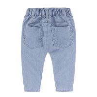 Enfants à volants hors épaule à manches longues haut Rose fleur jean Denim pantalon bébé tenue 2 pièces ensemble été costume enfants filles vêtements