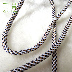 <span class=keywords><strong>RH24</strong></span> Fabricant Fourniture Cordon de 5mm Cordon de serrage Noir et Blanc et Kaki Cordon de traction tressé mixte - Product Image 4