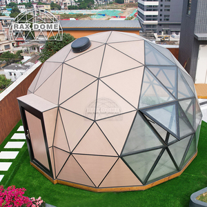 Lều mái vòm bằng kính 6M 7M 8M với các tấm chắc chắn cho khách sạn nghỉ dưỡng bằng gỗ Bốn sử dụng - Product Image 1