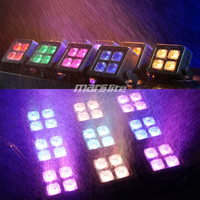 Projecteurs LED sans fil 4x20W, étanches IP65, pour extérieur, DJ, mariage, fête