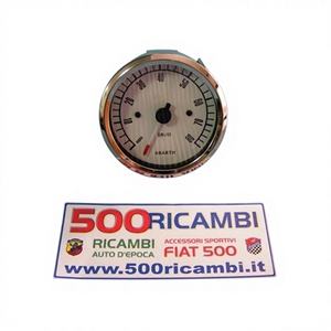 Contagiri Generico per FIAT 500 e 126, Strumento per Cruscotto Abarth 80, Sfondo Bianco - Product Image 1