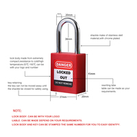 Nouveau design cadenas de sécurité en plastique coloré cadenas Loto serrures cadenas en acier inoxydable petites serrures pour casier à bagages