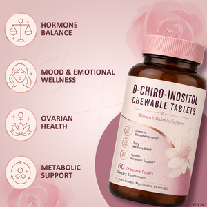 Compresse Masticabili di D-Chiro-Inositolo a Marchio Privato, Composto Nutritivo Naturale per l'Equilibrio Ormonale e il Potenziamento del Metabolismo per Donne Adulte - Product Image 3