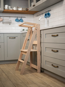 Tour de cuisine Montessori Lit en bois pour tout-petits Ferme ou chambre à coucher Design moderne Europe - Product Image 5