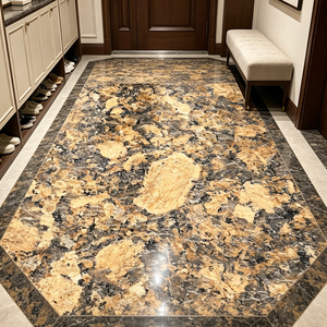 Premium Modern Polished Natural Stone Giallo Fiorito <b>Granite</b> Slab Cut-To-Size Durable for Kitchen Bathroom Outdoor - Product Image 5