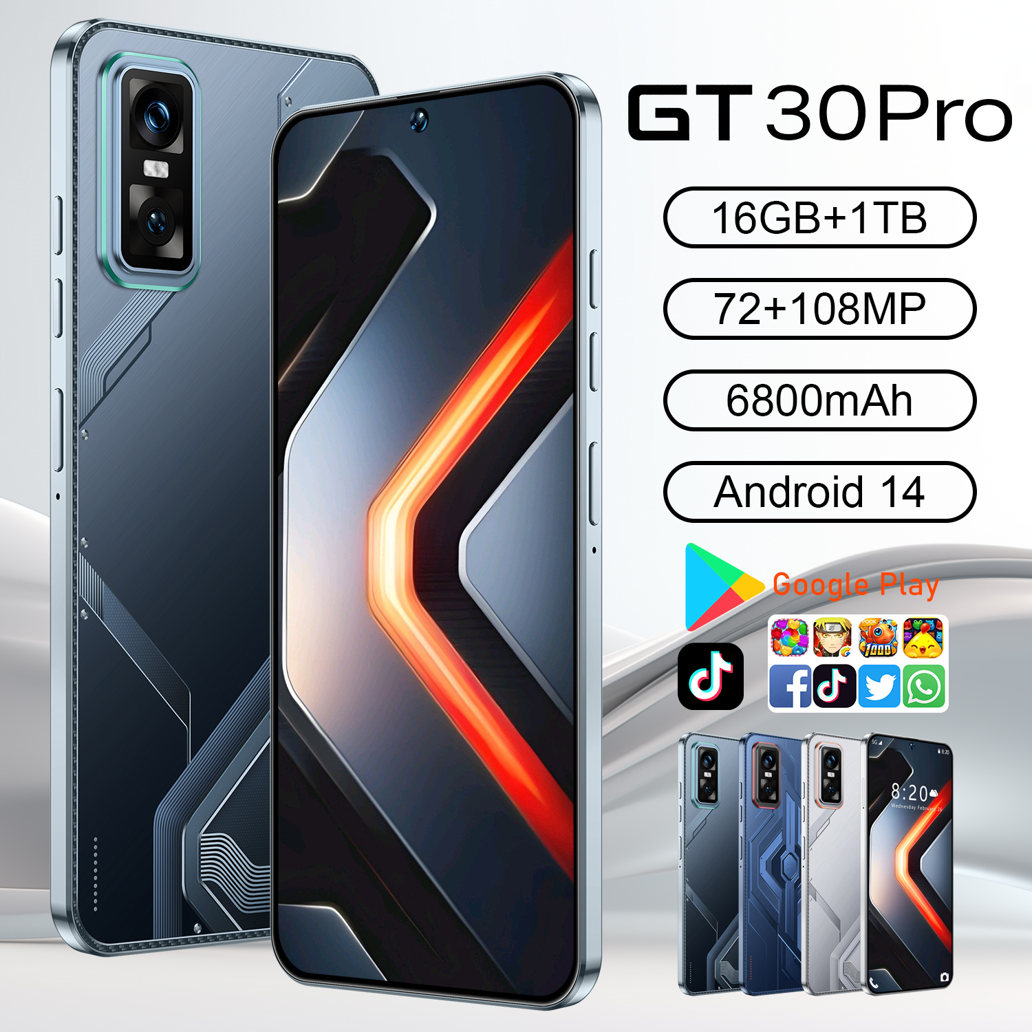 4g 5g Android Новое поступление Infinix смартфон Gt30 мобильный телефон с высоким качеством