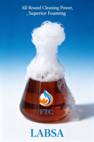 Acide Alkylbenzène Sulfonique Linéaire (ALBSA) à 96 %, Intermédiaire Tensioactif Anionique, Émulsifiant Détergent, Nettoyant Industriel Moléculaire
