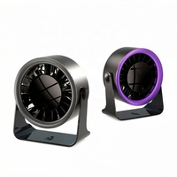 Neues Design 2-in-1 Verstellbarer Tisch-Mini-Ventilator USB Aufladbarer Wandventilator mit LED-Anzeige Tragbarer Persönlicher Tischventilator
