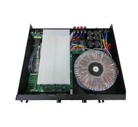 Amplificateur puissant 2U 2*350W 2*450W 8ohm impédance pour intérieur extérieur Performance prix usine coque en métal