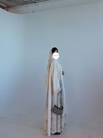 Abaya longue pour femmes musulmanes Hafizah, robe de prière, robe maxi brodée de fleurs, élégante, à porter au quotidien