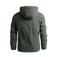 Blousons Bomber Légers d'Hiver pour Hommes, Résistants à l'Eau, Coupe-Vent Décontractés d'Automne, Matelassés, Entièrement Zippés, Imperméables, à Capuche pour le Travail