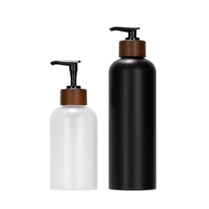Flacon de shampoing, flacon de gel douche, flacon de lotion, 300 ml, 500 ml, distributeur à pompe en plastique PET, emballage cosmétique - Product Image 1