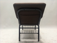 Silla moderna de iglesia de metal de tela, venta al por mayor barata, muebles de teatro y Escuela acolchados apilables, necesidades de conexión de hospital