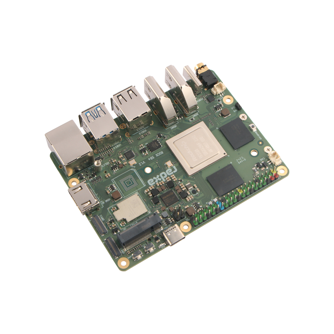 Radxa ROCK 5B+ Geliştirme Kartı - RK3588, 8K HDMI, WiFi 6