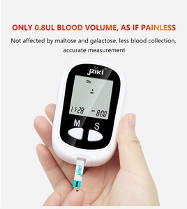 Moniteur de glycémie électrique, glucomètre, lecteur de glycémie avec <span class=keywords><strong>bandelettes</strong></span> de <span class=keywords><strong>test</strong></span> pour diabétiques, certifié CE - Product Image 5