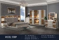 Luxus europäische hoch gepolsterte Betten Moderne Schlafzimmer möbel Set Kingsize-Bett rahmen mit Kopfteil