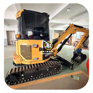 รถขุดขนาดเล็กมือสอง 3 ตัน รุ่น CAT303CR เครื่องจักรงานดิน พร้อมรางยาง รถขุดมือสอง CAT 303 304 305.5 306 306.5 307 308 - Product Image 1