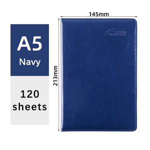 Notebooklar özelleştirilmiş A5 iş ciltli deri not defteri öğrenci günlüğü dizüstü dergisi promosyon not defteri Cahiers 200 sayfa - Product Image 6