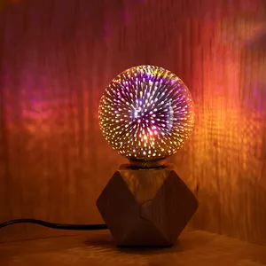 Новый Красочный 3d светильник фейерверк декоративная люстра E27 E26 3 Вт 5 Вт лампа фейерверка