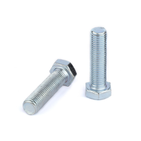 Baut Hex regang 1/4-20 baut 7/16-14 3 4 X Grade 8 JIS Hexagon pas Set keran kepala Hex inci satu 5 3/4 Astm