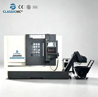 Tour CNC à double broche JD60MS pour la fabrication de pièces automobiles, d'arbres et de composants de précision en série
