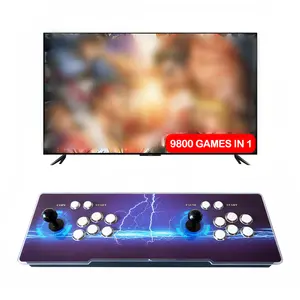 2023 New Pandora Saga DX 9800 in 1 3D Game Box 1-4 players High-quality Retro Tabletop Arcade Console Cabinet Bartop