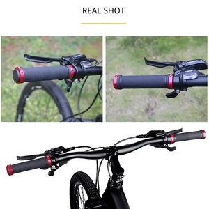Puños de Manillar de Bicicleta de Carretera y Montaña, Puños de Goma para Manillar de Bicicleta de Montaña, Bloqueo Bilateral de Aleación, Antideslizantes, Accesorios de Ciclismo - Product Image 6