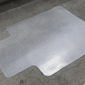 سجادة مكتبية قياسية مخصصة من البي في سي مضادة للانزلاق شفافة ذاتية اللصق مطبوعة لحماية الأرضية تحت الكراسي - Product Image 3