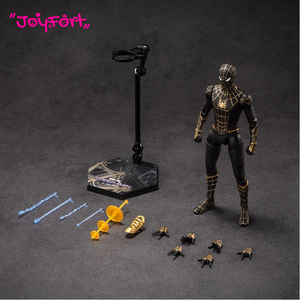 Zd Toys Originale Autentico Marvel Spider-Man: No Way <span class=keywords><strong>Home</strong></span>, Action Figure di Spider-Man Nero e Oro 1/10, Articolazioni Mobili, 18cm 7 Pollici - Product Image 2
