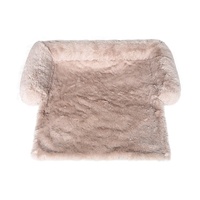 Lit niche en fausse fourrure pour animaux de compagnie, niche Ultra douce et chaude, de luxe, lavable à la Machine, vente en gros, canapé pour chiens et chats, pour l'hiver