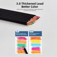 Ensemble de 120 crayons de couleur à base d'huile, étui en fer multicouche pour le dessin artistique des étudiants et cadeau de Noël, fournitures en gros