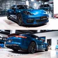 Convient aux modèles Porsche Panamera 971 de 2017 à 2022, kit carrosserie complet en fibre de carbone CMST amélioré et modifié