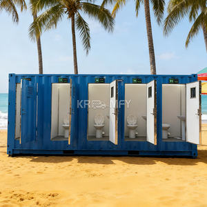 Toilettes Extérieures de Luxe en Conteneur 2025, Remorque Durable et Écologique, Installation Facile, Matériel en Panneaux Sandwich - Product Image 4