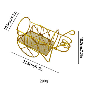 Support de présentation en fer forgé en forme de <span class=keywords><strong>SYLVAN</strong></span> pour la décoration intérieure et les cadeaux - Mariage, anniversaire, remise de diplôme, fête de déménagement - Product Image 6