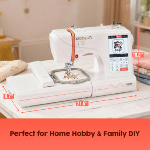 Máquina de Bordar Doméstica Pequeña de Alta Precisión Personalizable de Fábrica China PooLin EOC05 con <span class=keywords><strong>Precio</strong></span> al por Mayor - Product Image 3