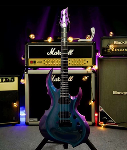 กีตาร์ไฟฟ้า ESP รุ่น <span class=keywords><strong>GRASSROOTS</strong></span> G-FRX WK ระดับมืออาชีพ สำหรับร็อค เมทัล อแวนต์การ์ด ตัวบอดี้ทำจากไม้ Alder ด้านหลัง/ด้านข้างทำจากไม้เมเปิล คอทำจากไม้ Ebony  ฟิงเกอร์บอร์ดทำจากไม้ Ebony - Product Image 1