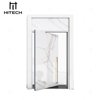 Hitech entrée moderne grand pivot porte d'entrée haut de gamme anti-effraction porte extérieure portes principales conception porte principale de luxe