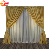 Supports de toile de fond en aluminium pour intérieur et extérieur, pour salons professionnels, mariages, cabines photo