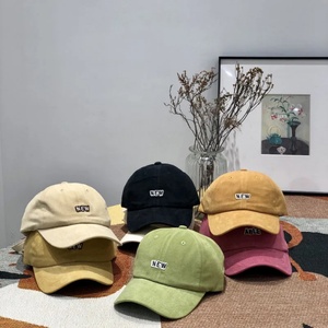 Gorras de Béisbol de Alta Calidad OEM con Logotipo Bordado Personalizado, Impermeables, Unisex, de 6 Paneles, Ajustables, con Hebilla de Metal, de Algodón/Poliéster - Product Image 1