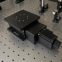 Plateforme de levage de précision motorisée à axe Z LDTDS-20QV avec rouleaux croisés, 150x150mm, déplacement de 20mm