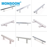 Poignées et boutons de porte personnalisés en acier inoxydable pour meubles, poignées de tirage pour portes, poignées de meuble de cuisine