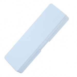 Boîte à crayons multifonctionnelle classique en PP blanc givré gravé, organiseur de bureau, boîte à stylos, conteneur de papeterie, capacité de 3 à 6 L - Product Image 1
